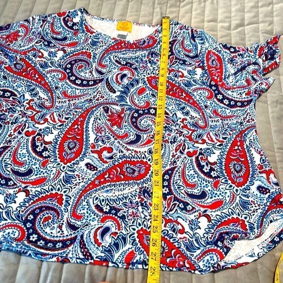 Ruby Rd Paisley Print Top - Picture 8 of 8